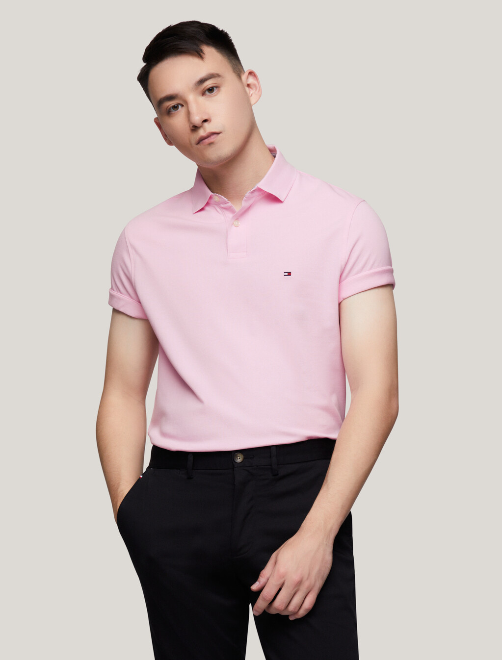 1985 系列標準版型 Polo 衫, Romantic Pink, hi-res