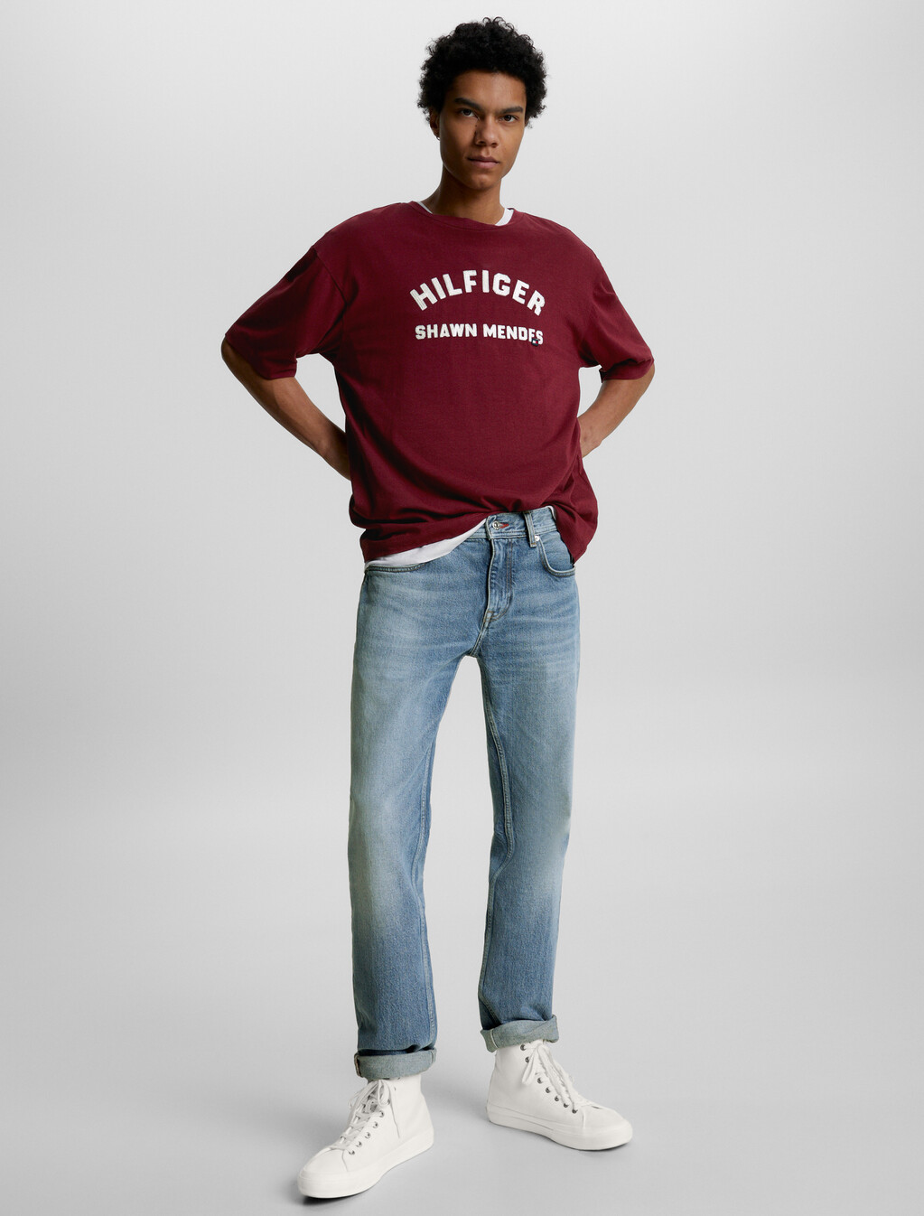 Tommy Hilfiger X Shawn Mendes Archive T-Shirt, Rouge, hi-res