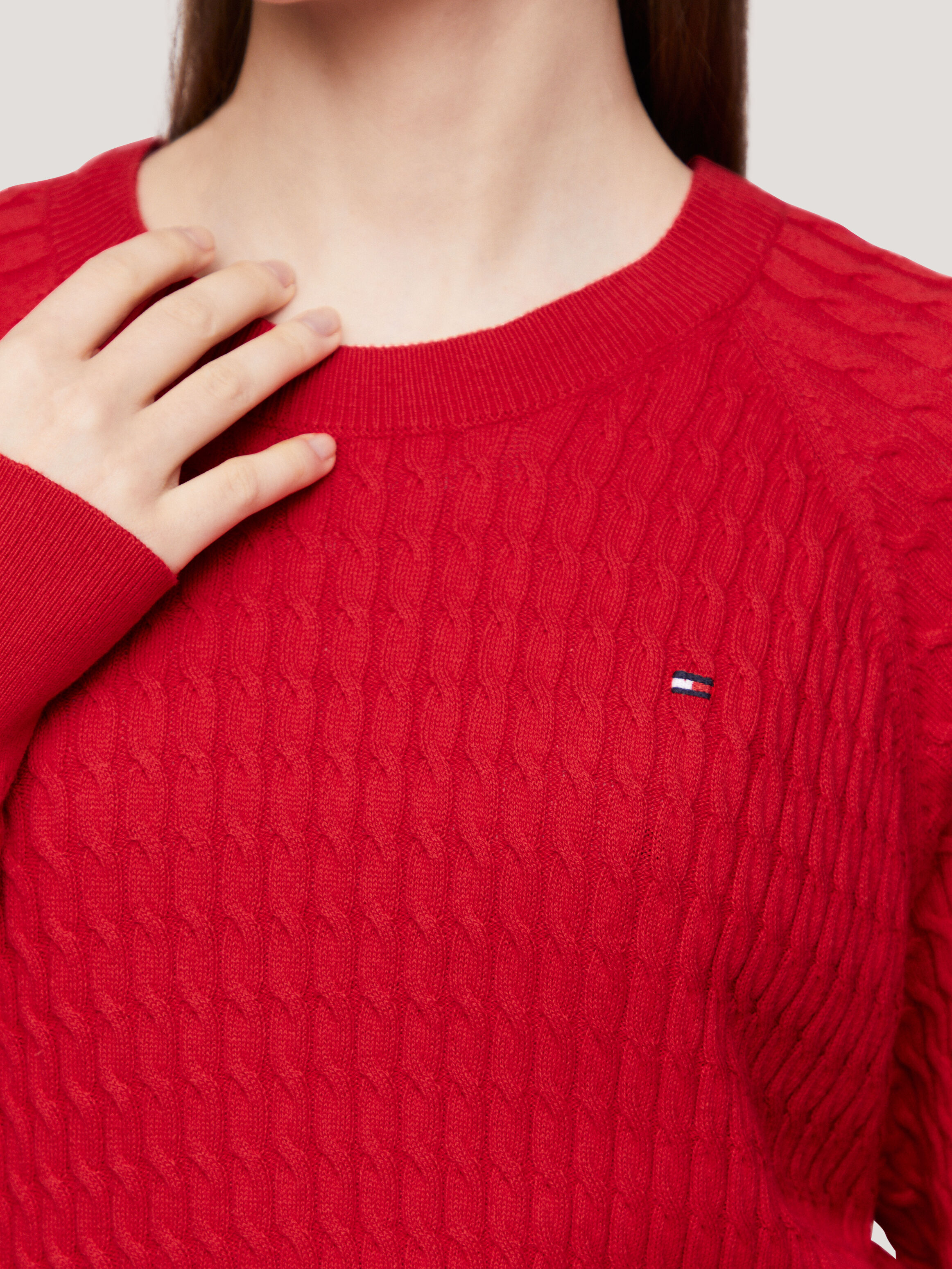 Tommy jeans cheap red jumper