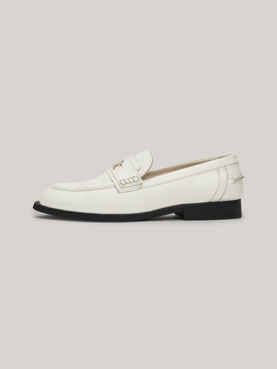 Crest Classics Perforated Leather Loafers