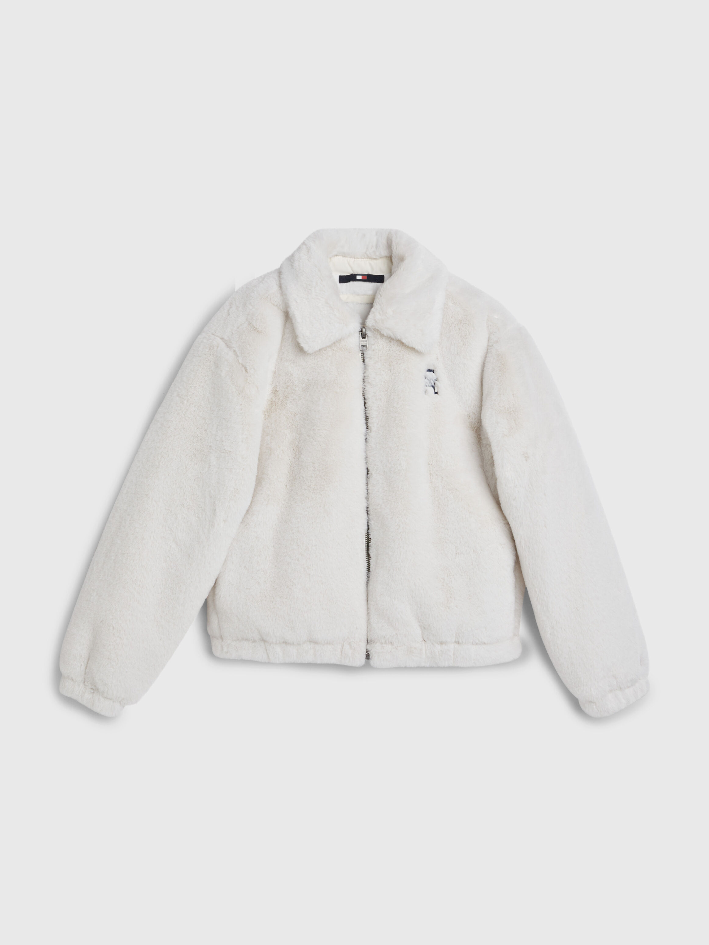 Faux Fur Monogram Jacket yellow Tommy Hilfiger Taiwan