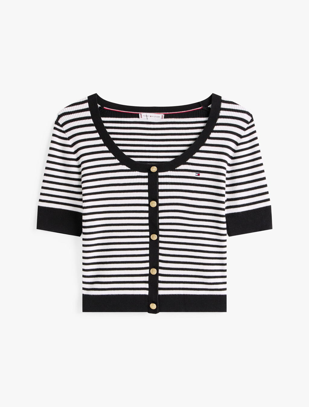 S/S SCP-NK  SWTRBlck Strp/cr, Black Stripe/Ecru, hi-res