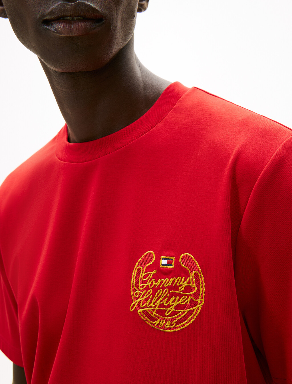 雙針織 T 恤, Arizona Red, hi-res