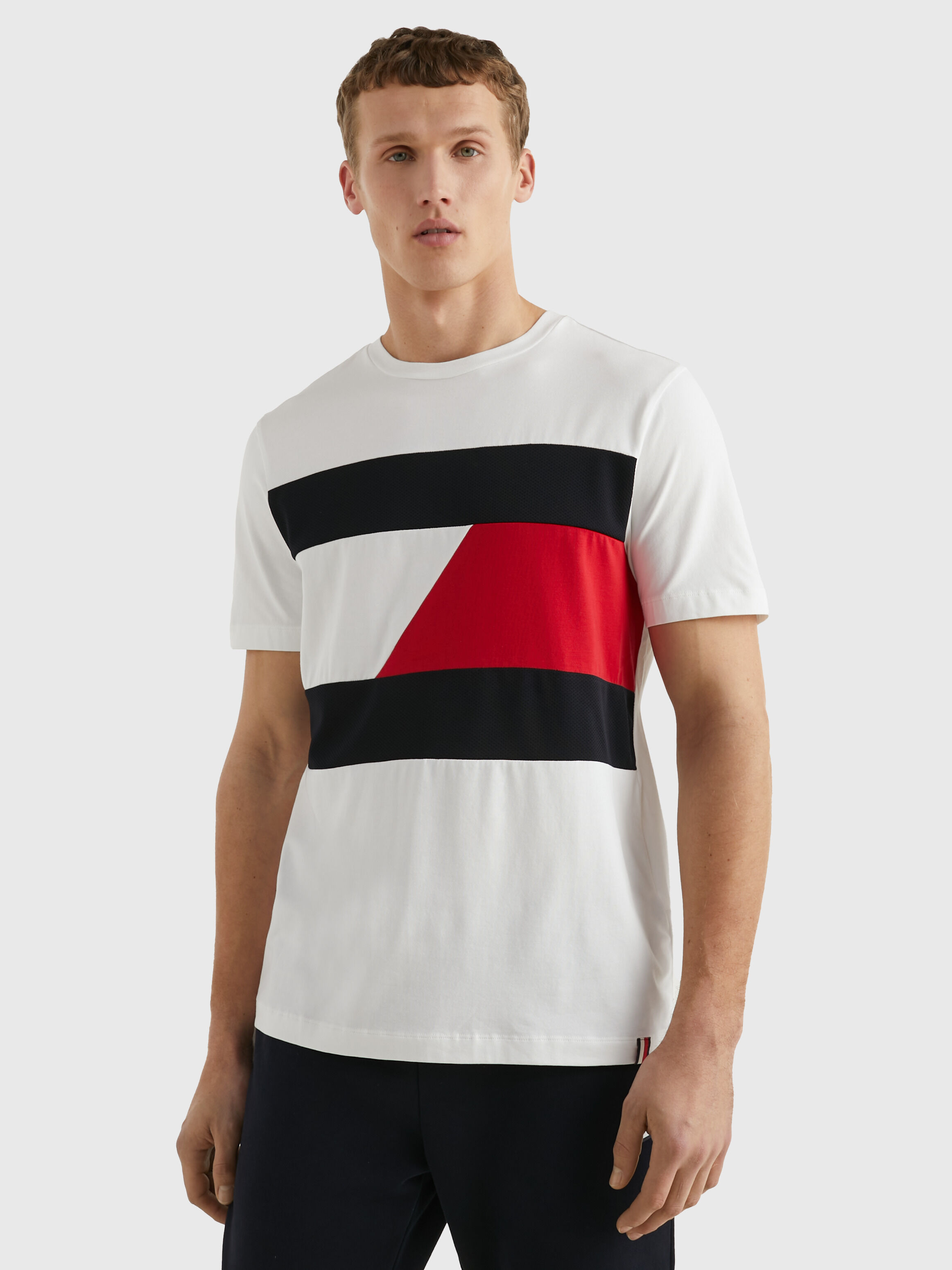 Tommy hilfiger 2025 colour block shirt