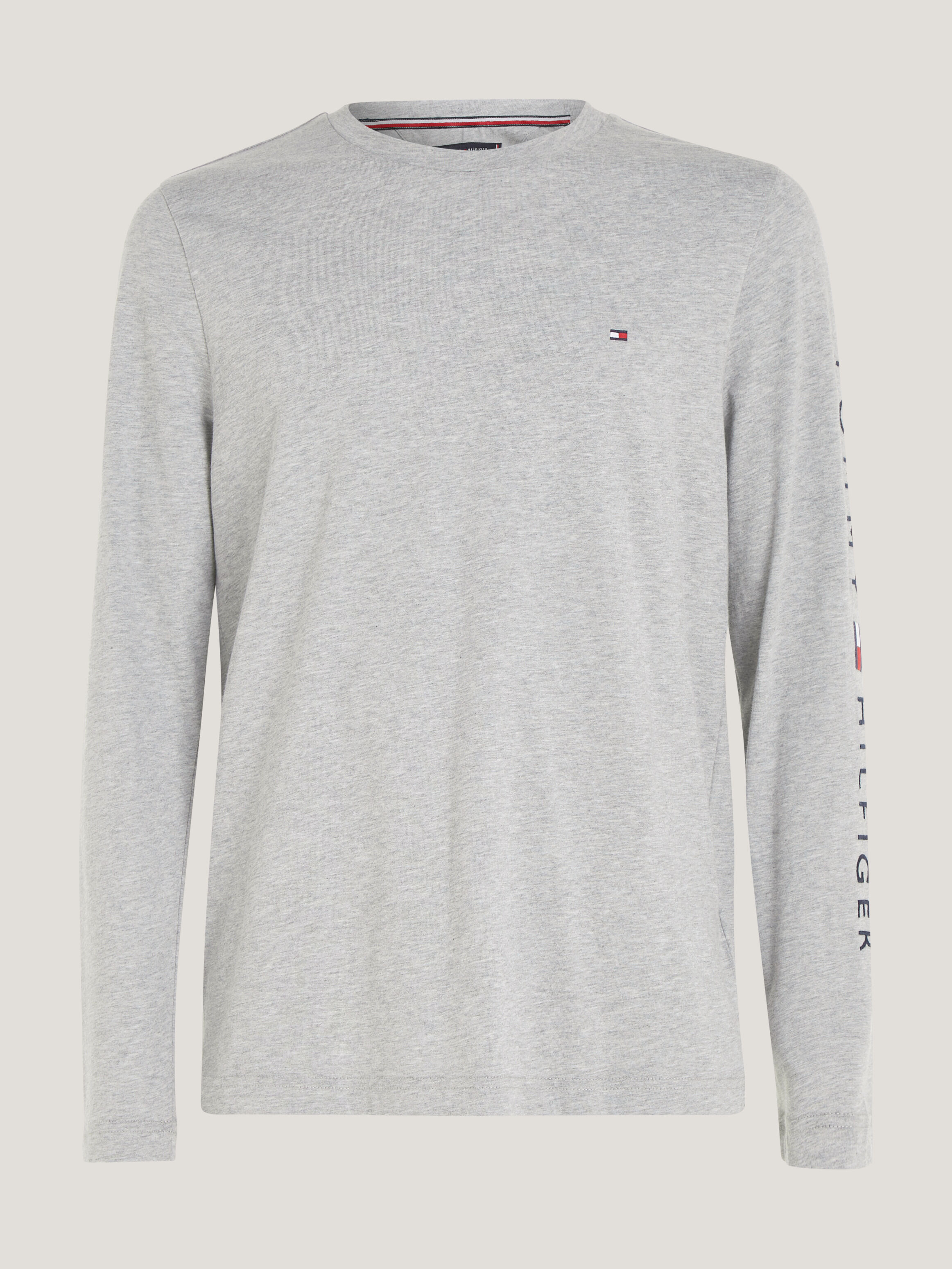 Tommy logo hotsell long sleeve tee