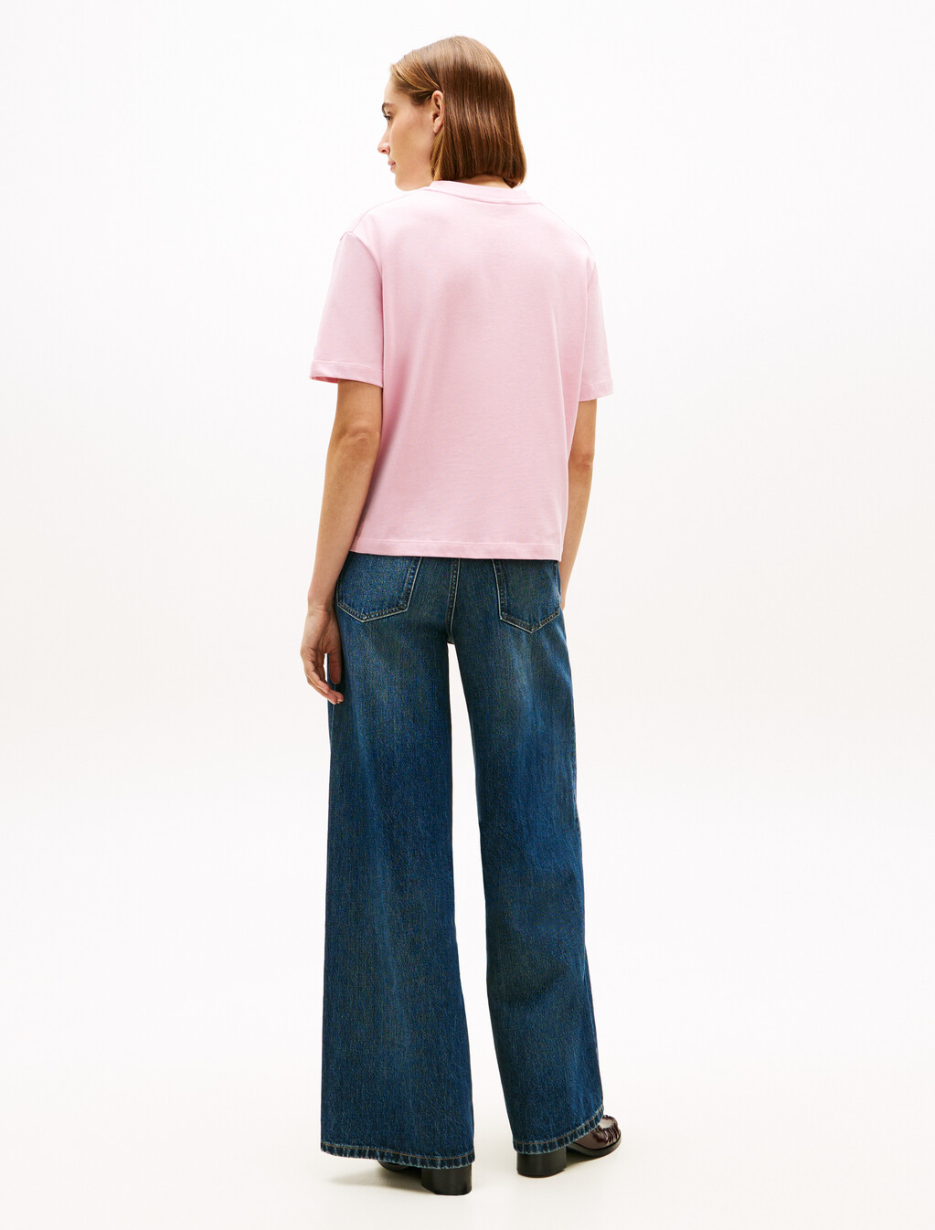 Classic Flock Logo Relaxed T-Shirt, Bonita Pink, hi-res