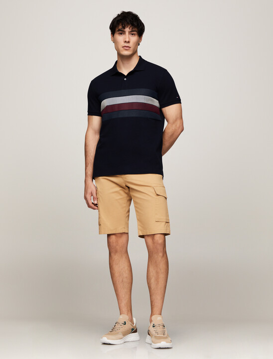 Shadow Global Stripe Regular Polo, Desert Sky Shadow Global Stripe Regular Polo