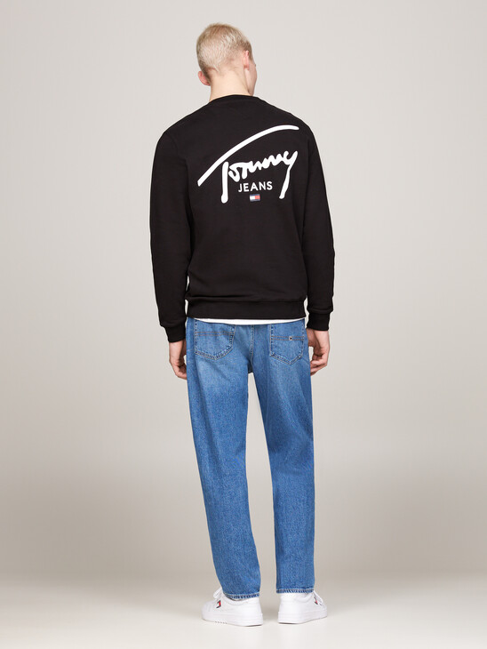 Signature Logo Back Graphic Sweatshirt