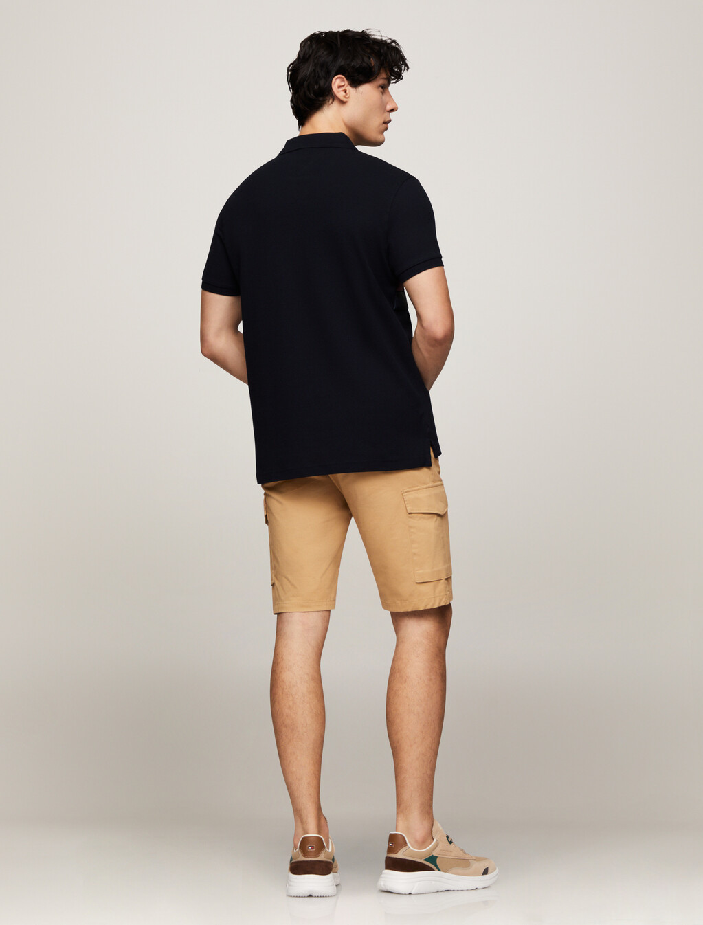 Shadow Global Stripe Regular Polo, Desert Sky, hi-res