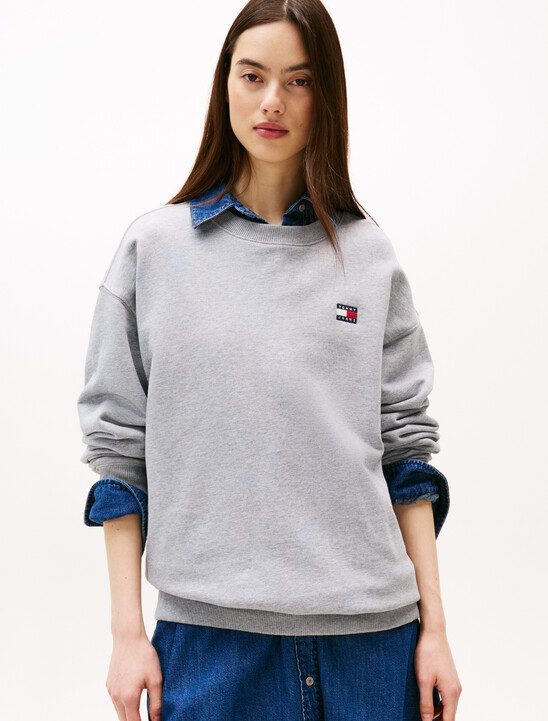 Tommy 旗幟徽章寬鬆運動衫