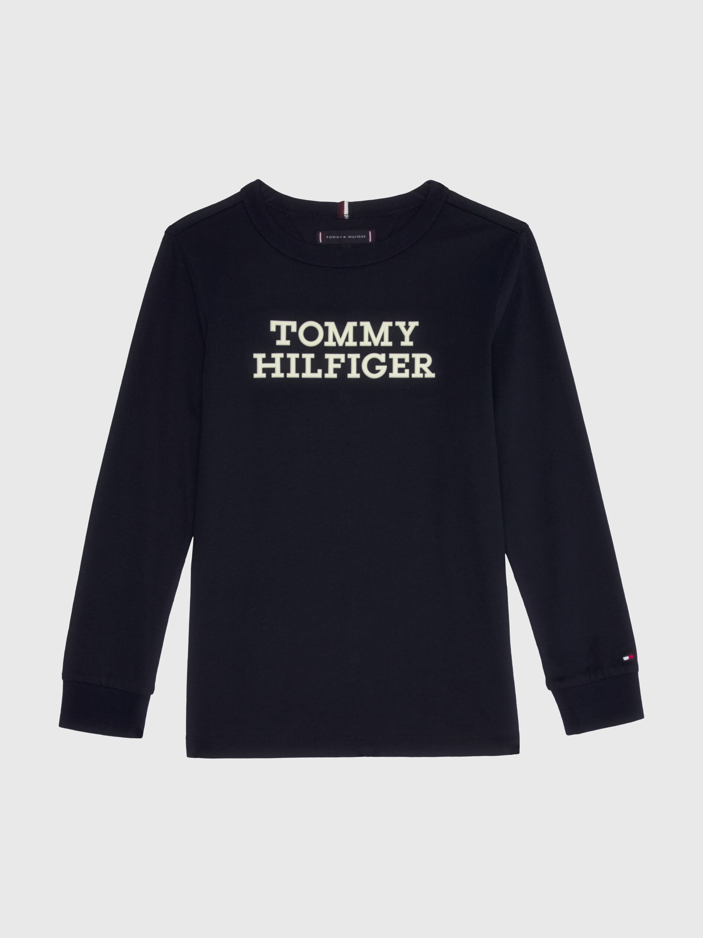 Tommy logo top long sleeve tee