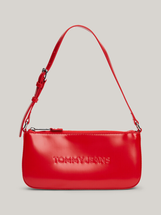 Essential Embossed Logo Shoulder Bag