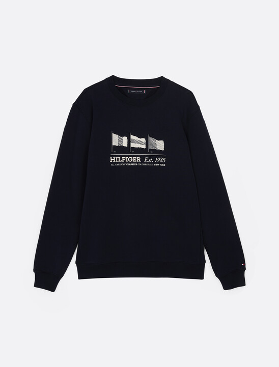 Hilfiger 旗幟運動衫