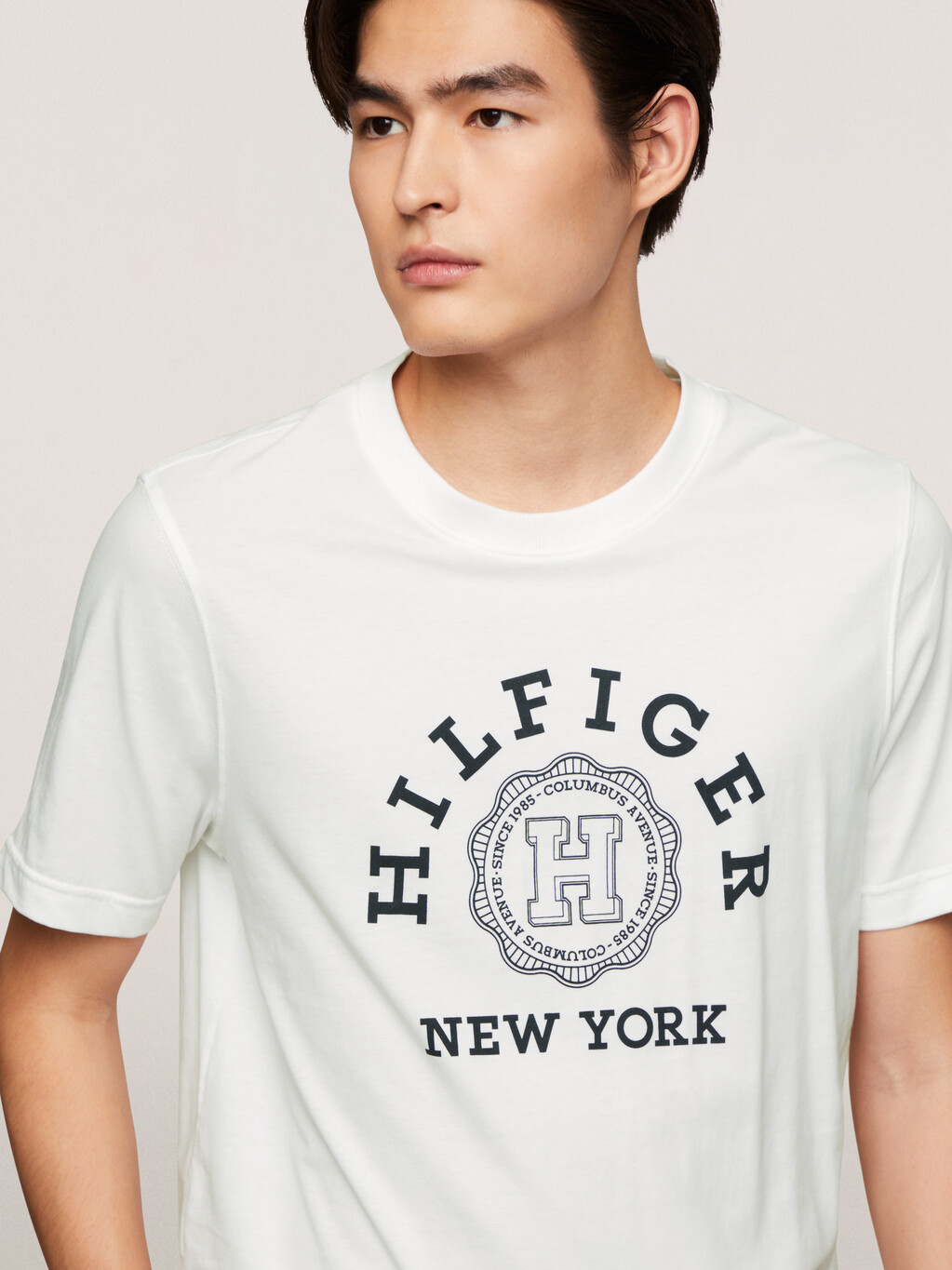 Hilfiger 硬幣圖案 T 恤, White, hi-res