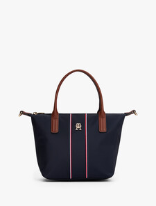 經典 TH Monogram 斜肩托特包, Space Blue Corp, hi-res
