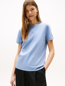 Tonal Flag Crewneck T-Shirt, Brisk Blue, hi-res