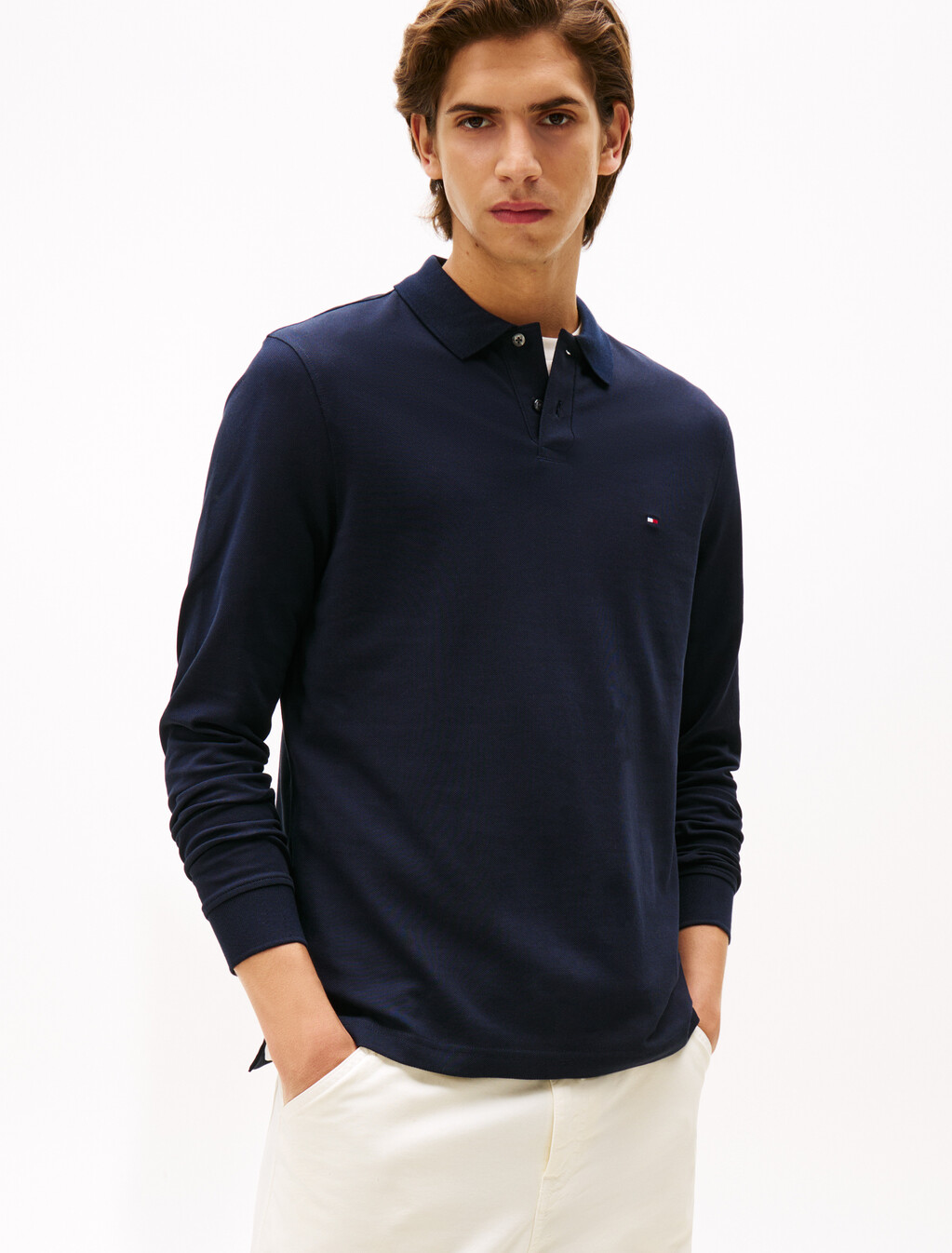 1985 Long Sleeve Polo, Desert Sky, hi-res