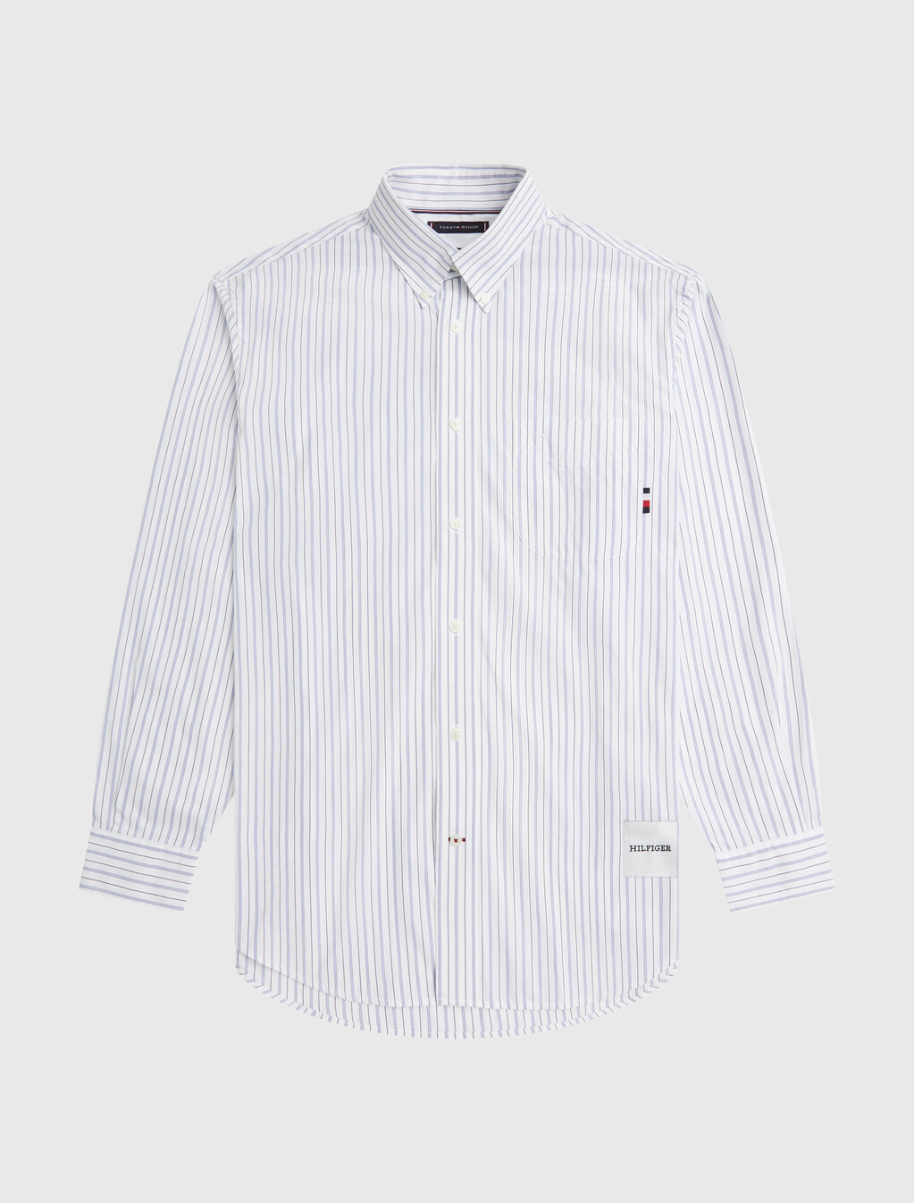 經典條紋襯衫, Optic White / Cloudy Blue / Multi, hi-res