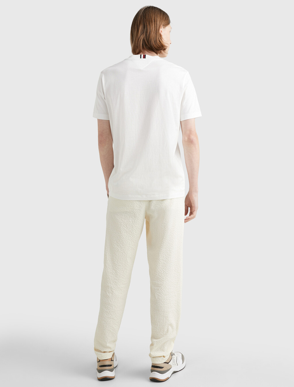Icons 金色 Monogram 刺繡 T 恤, White, hi-res