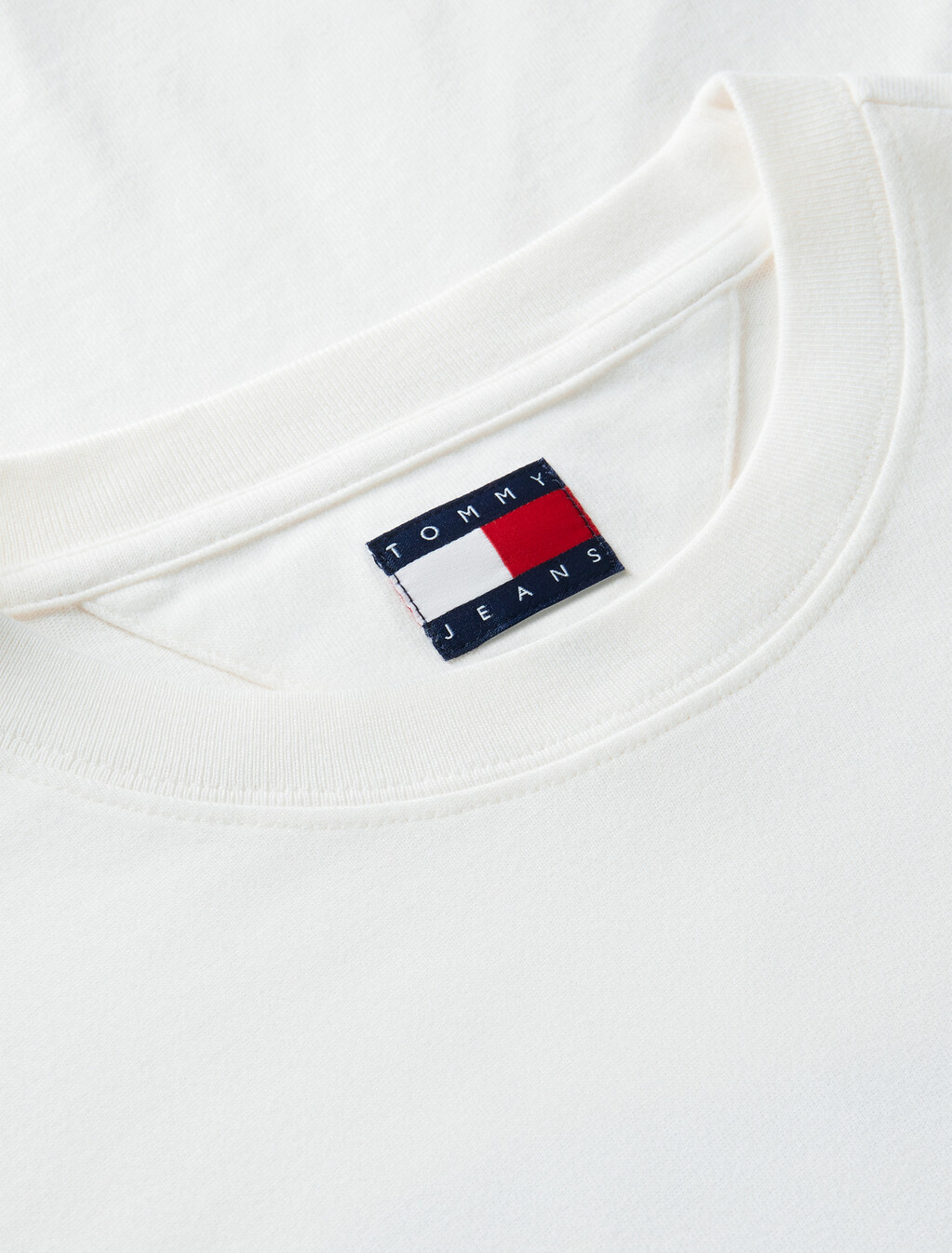 Wavy Flag Back Logo Relaxed T-Shirt, Off White, hi-res