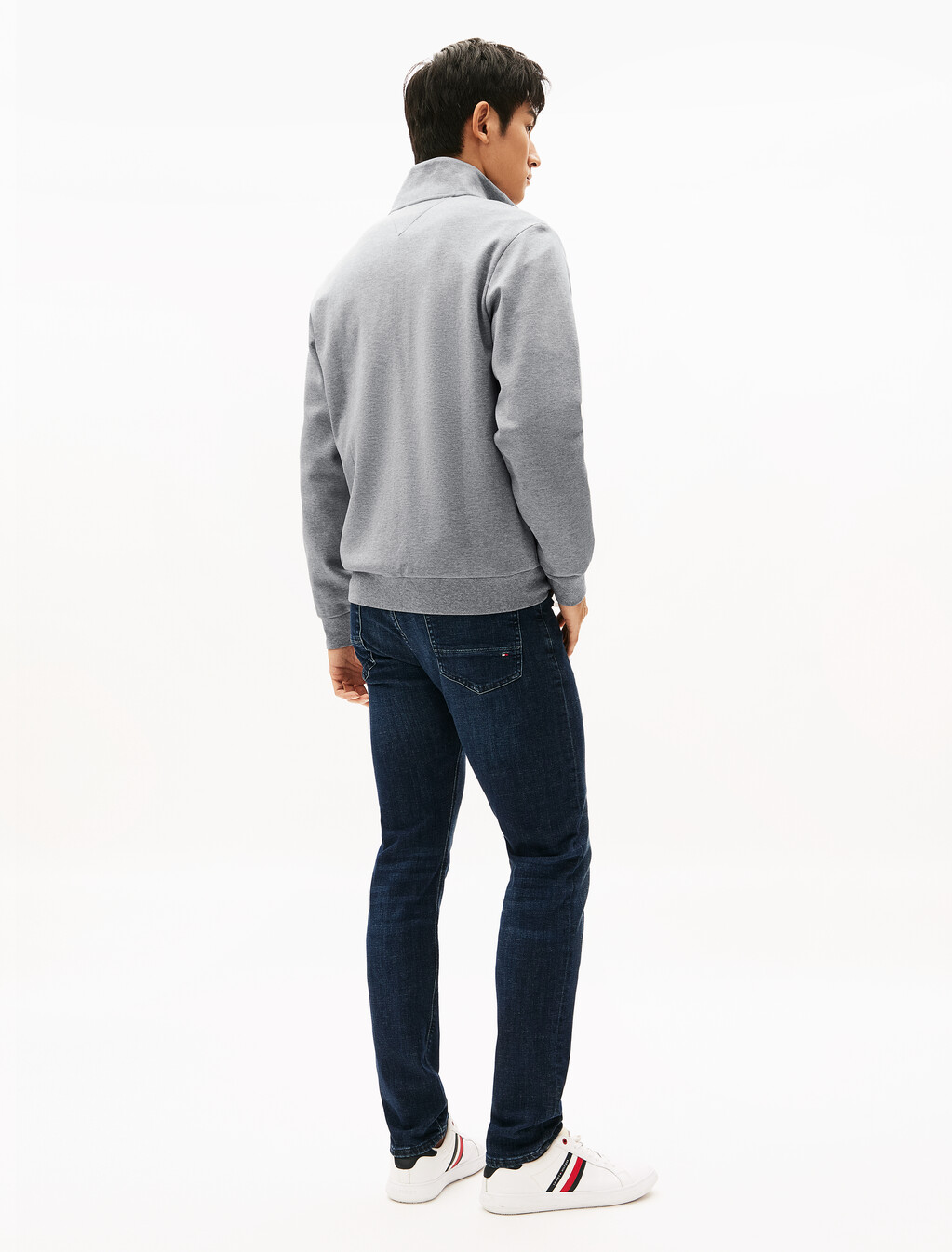 Intechno 拉鍊運動外套, Medium Grey Heather, hi-res