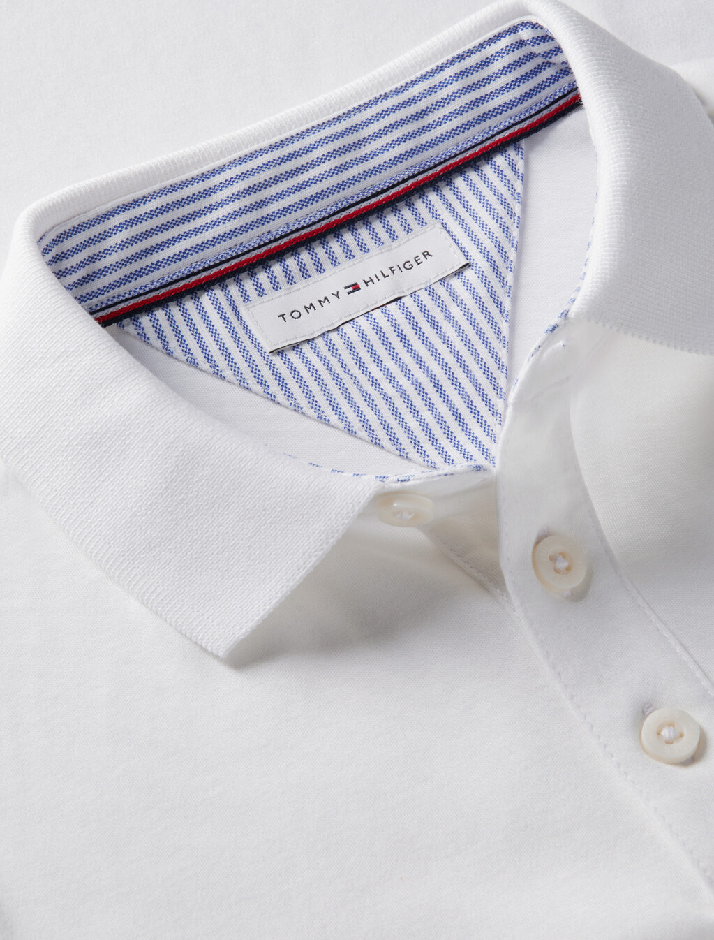 標準版型圖案刺繡 Polo 衫, White, hi-res