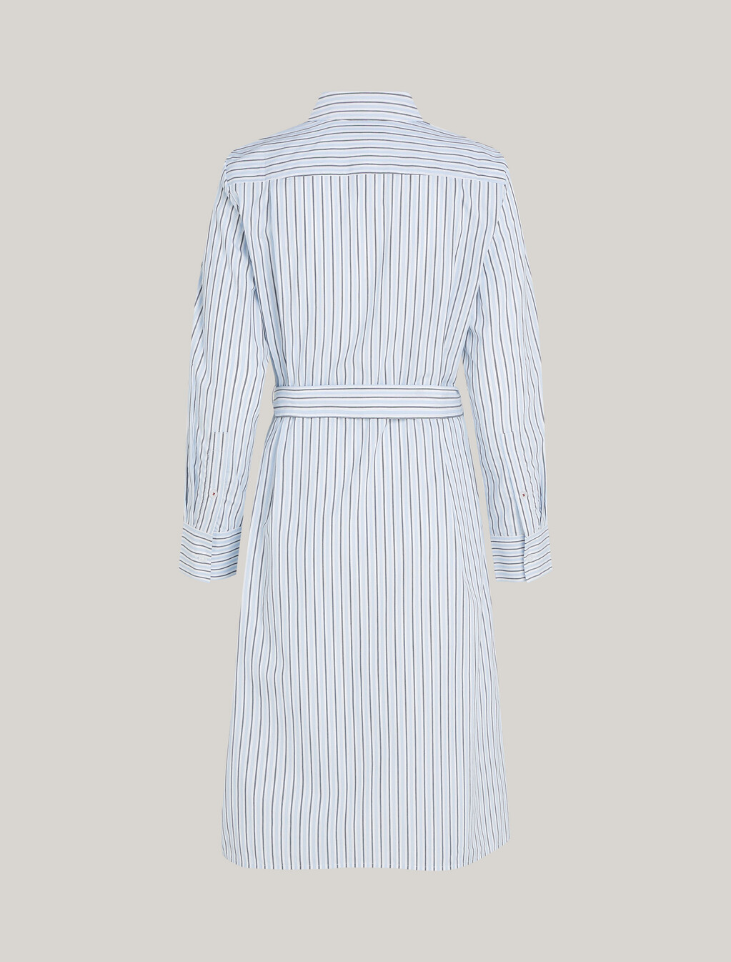 條紋及膝襯衫洋裝, Classic Shirting Stp/ Vessel Blue, hi-res