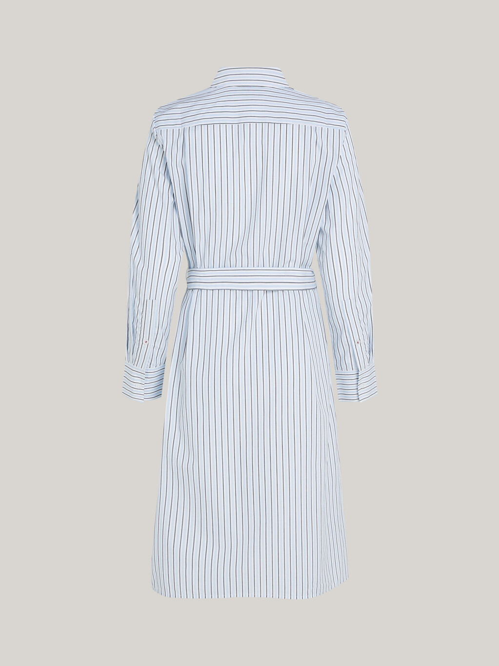 Stripe Knee Length Shirt Dress, Classic Shirting Stp/ Vessel Blue, hi-res