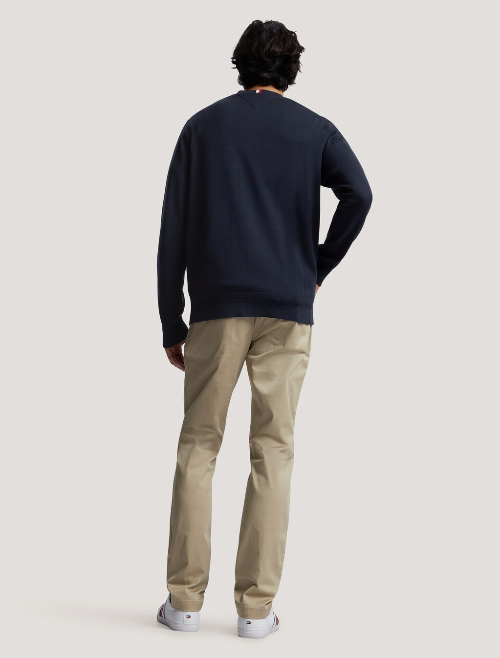 Lightweight Logo Graphic Jumper, Desert Sky, hi-res