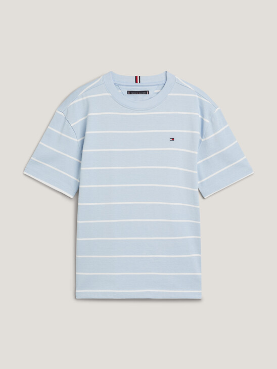 Stripe Flag Embroidery T-Shirt