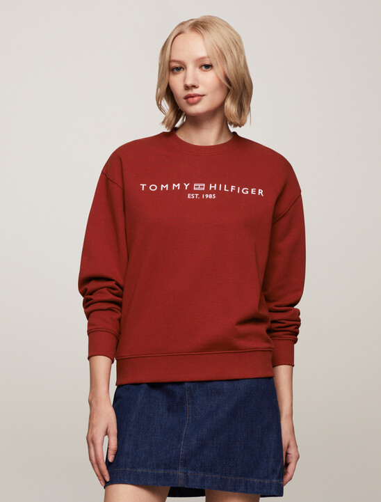Monogram Cropped Sweatshirt
