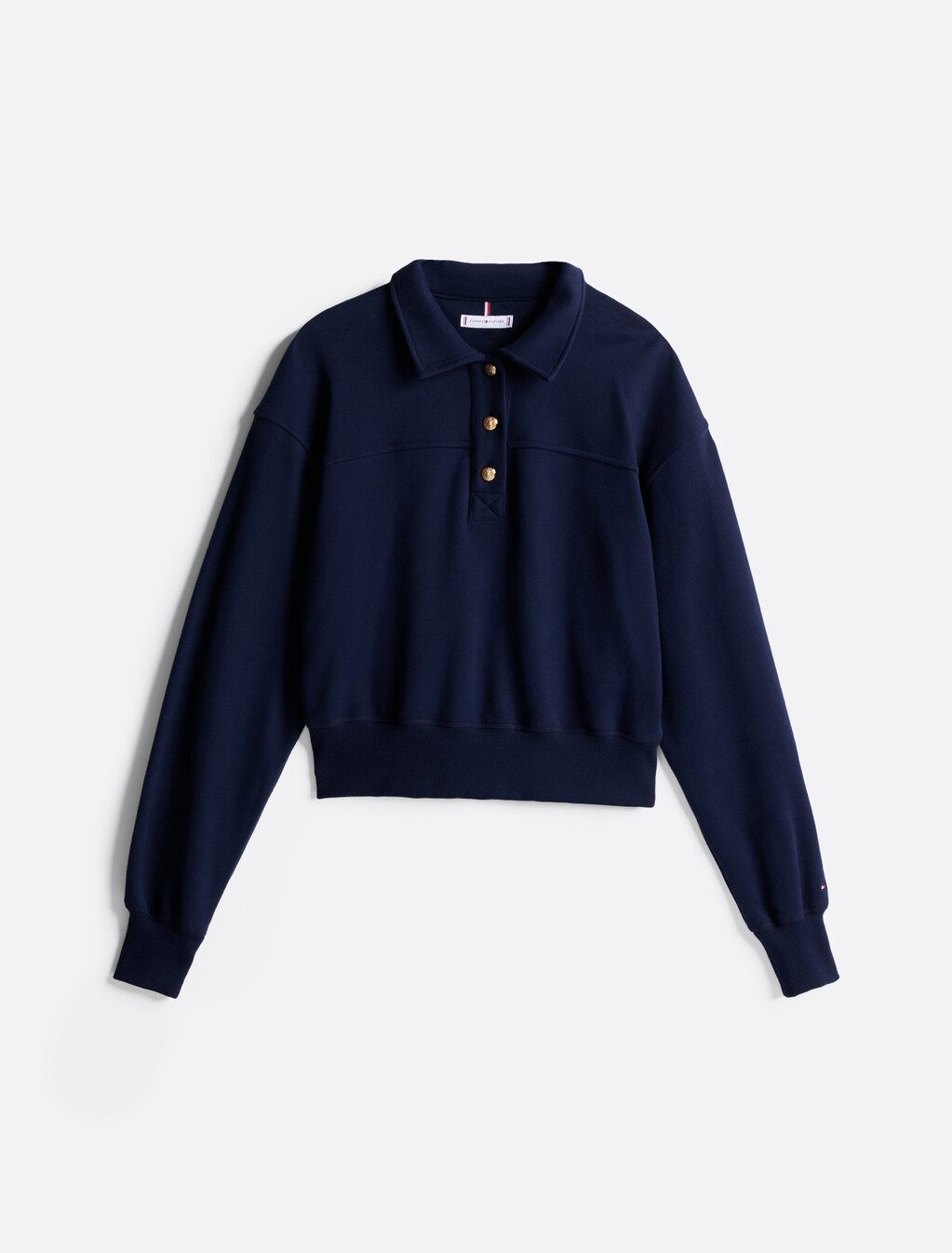 Polo 領毛圈運動衫, Dark Night Navy, hi-res