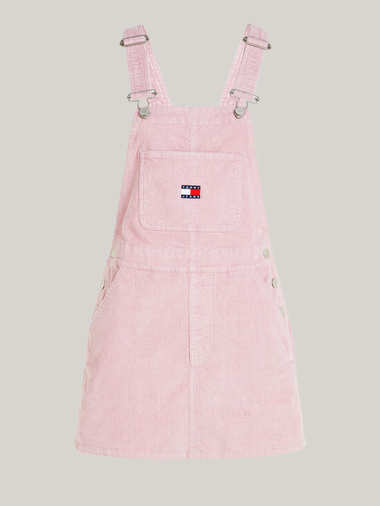 Corduroy Mini Dungaree Dress