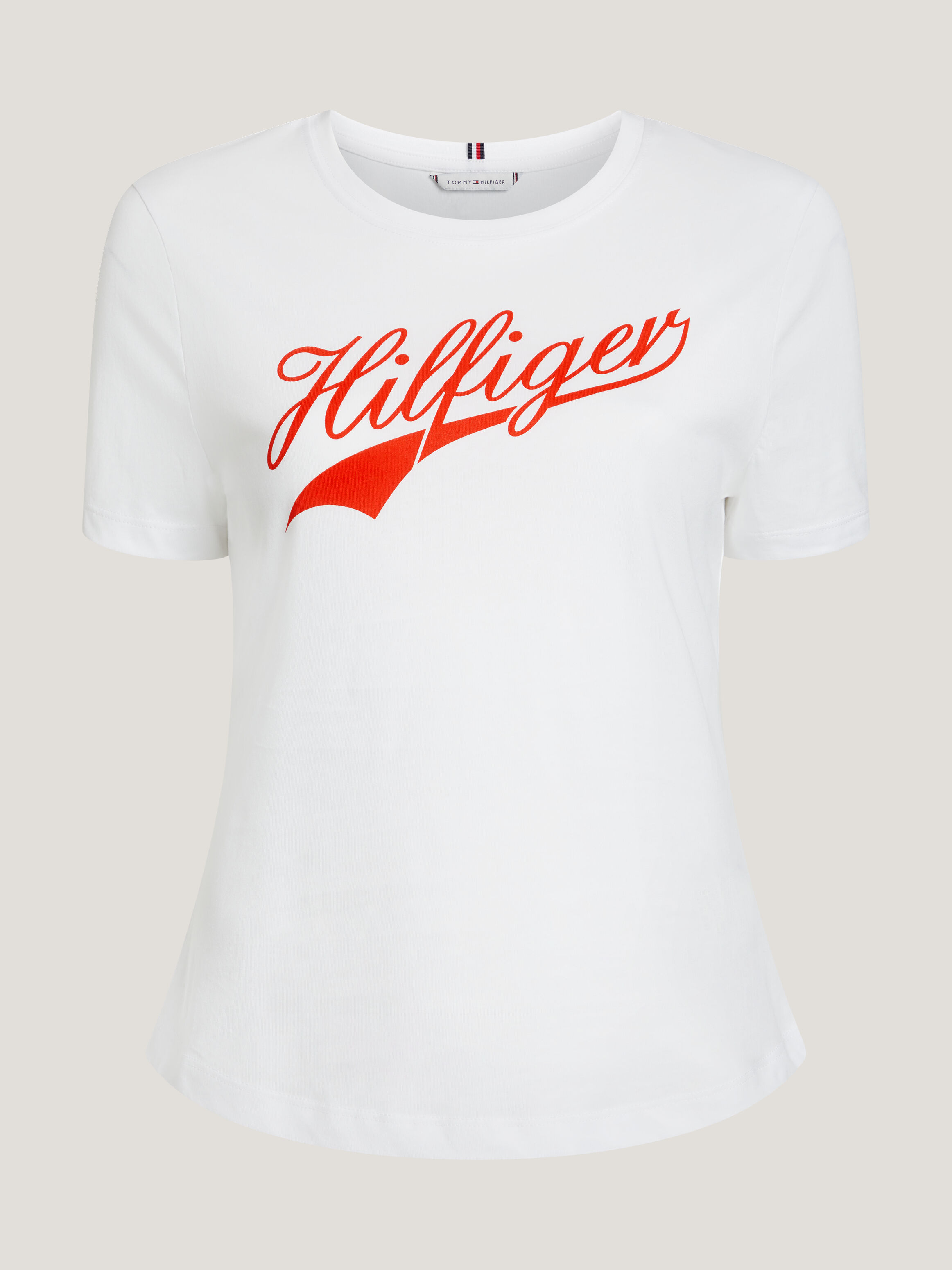 Tommy hilfiger flag clearance script tee