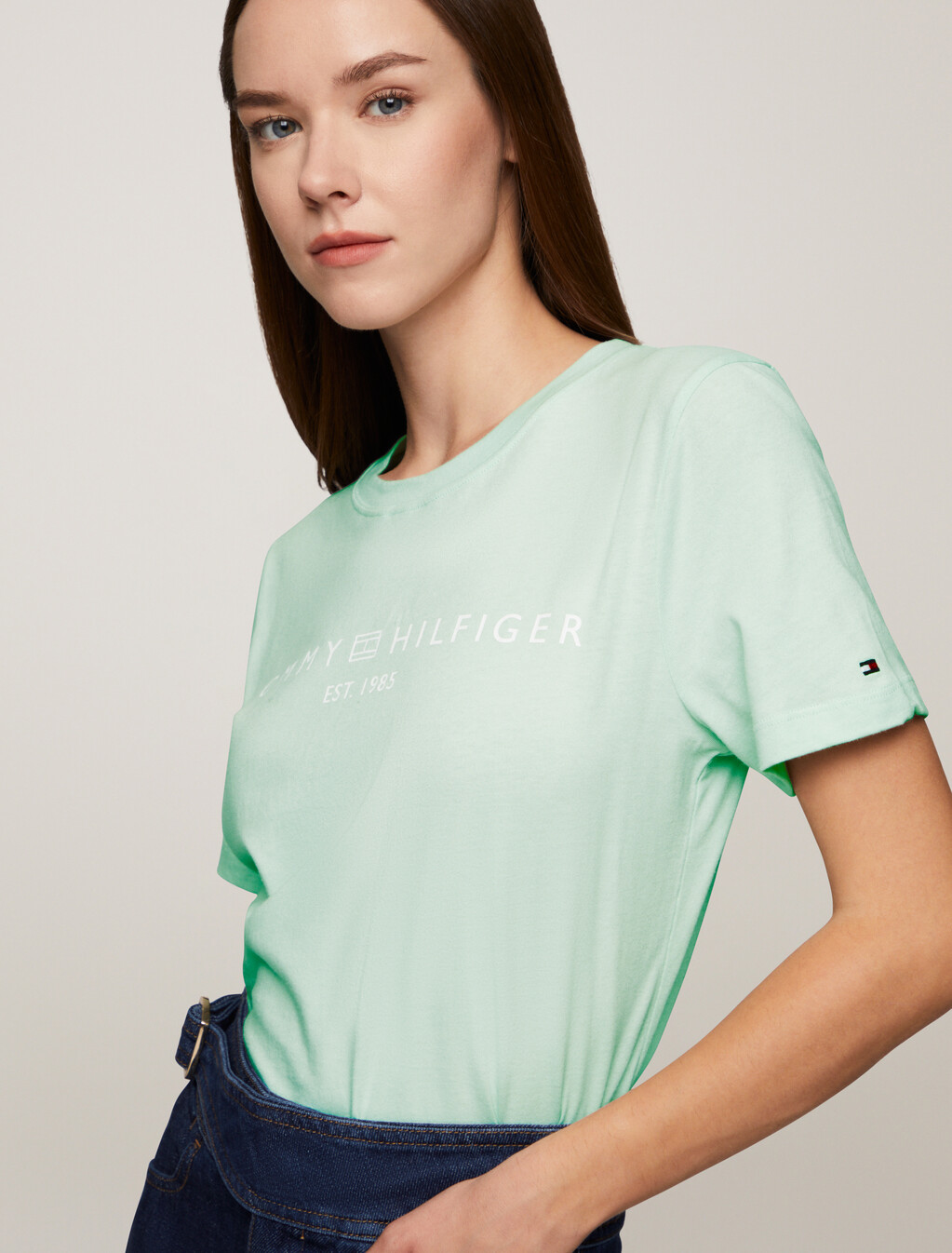 Logo圓領 T 恤, Minty Essence, hi-res