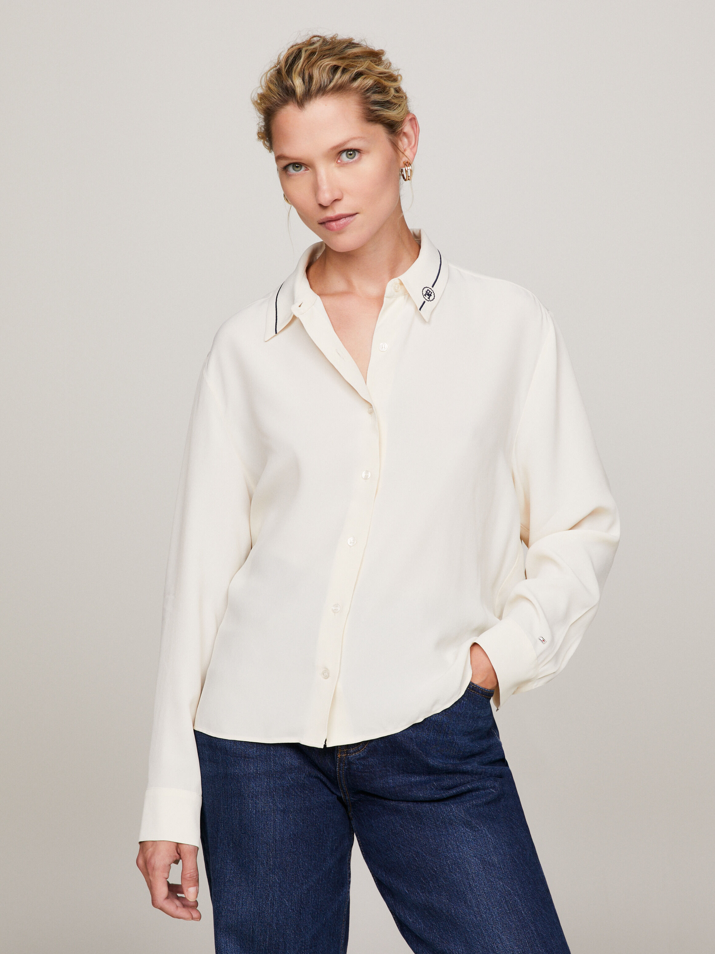 Women s Shirts Blouses Tommy Hilfiger Taiwan