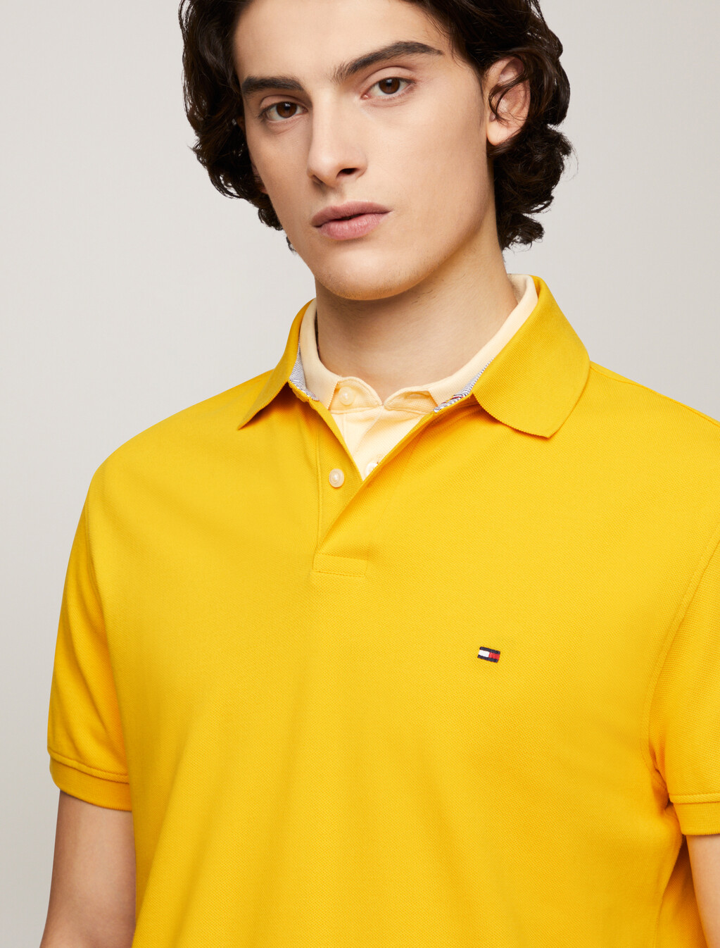 1985 系列標準版型 Polo 衫, Primary Yellow, hi-res