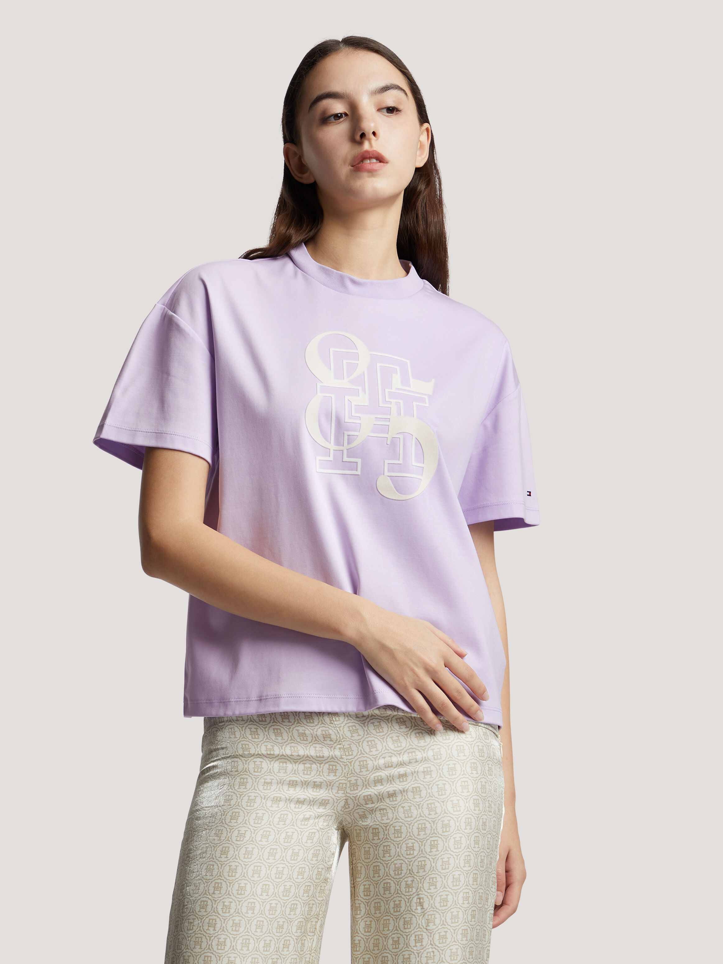 TH Monogram 85 T 恤 Lilac Ice
