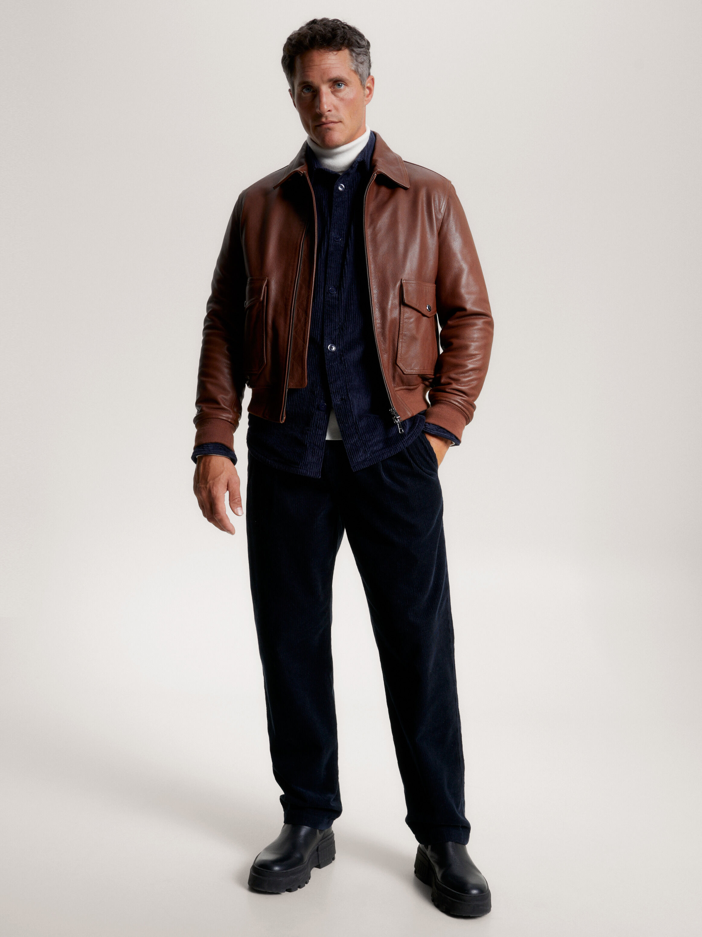 Tommy hilfiger clearance flight jacket