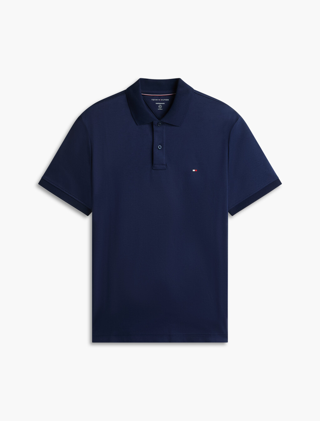 Performance Regular Fit Jaquard Polo Shirt, Carbon Navy, hi-res