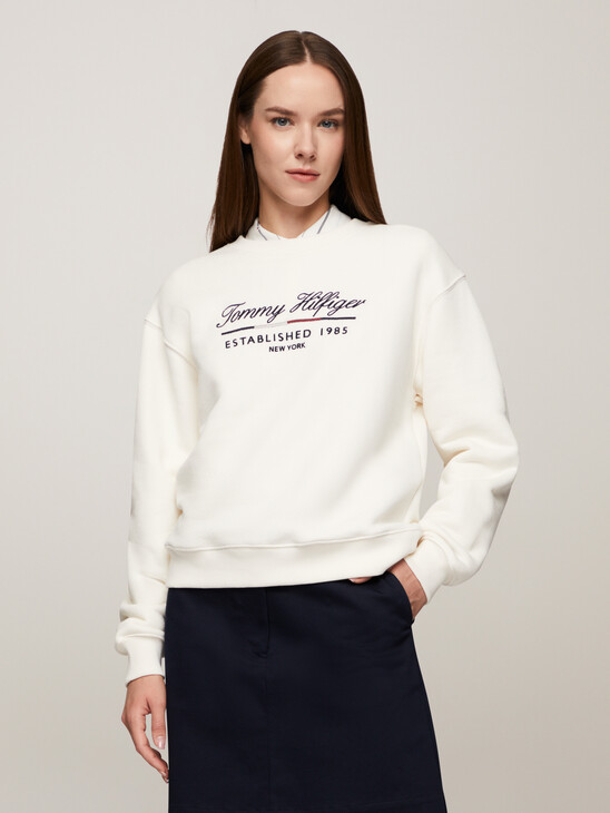 Script Logo Crew Neck Sweatshirt