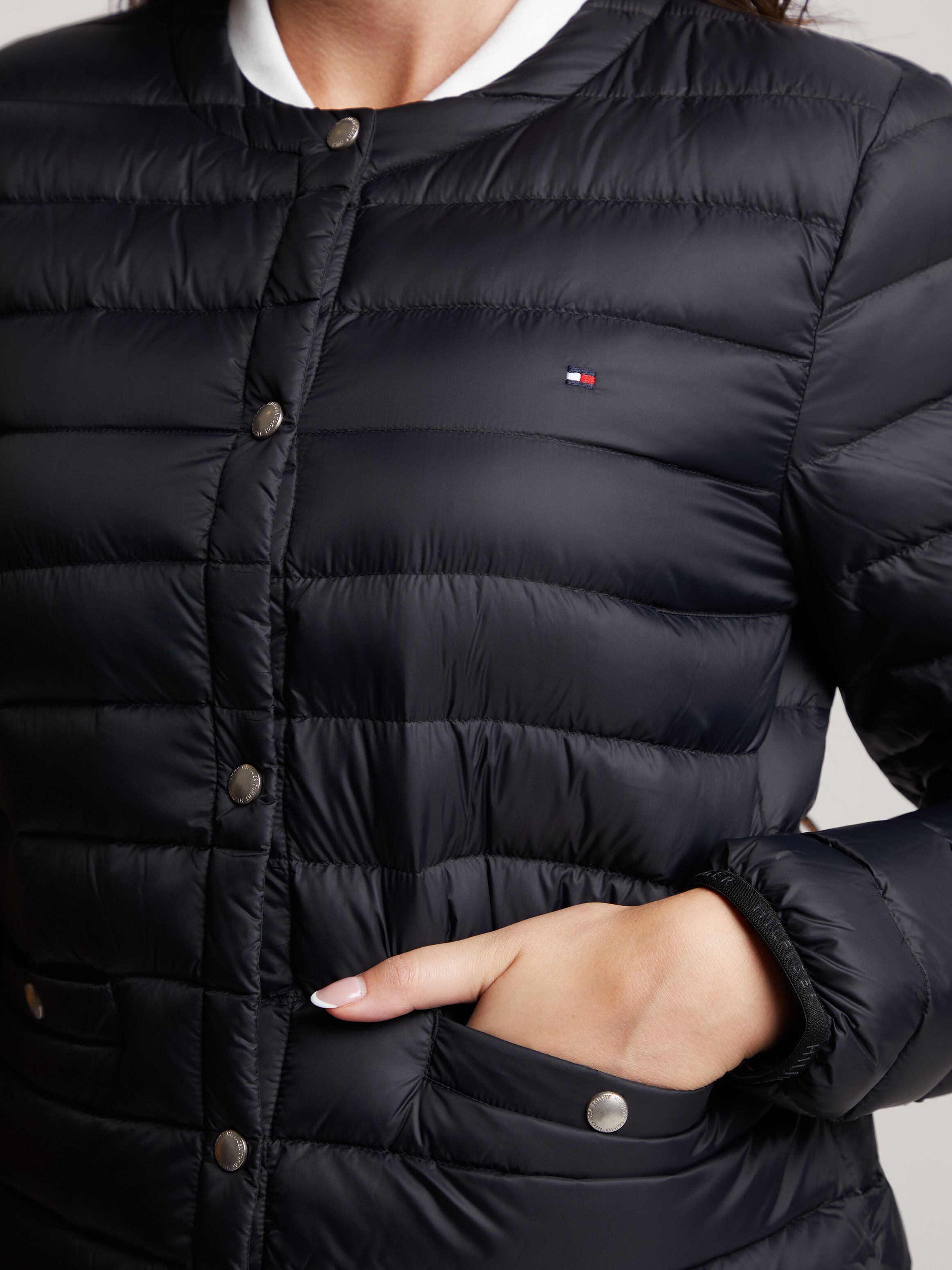 Tommy hilfiger lightweight deals down quilted jacket