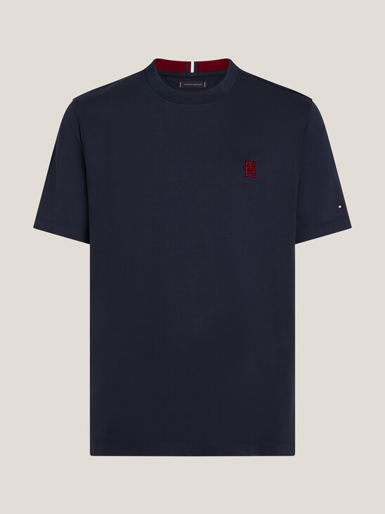 TH Monogram Interlock Cotton T-Shirt