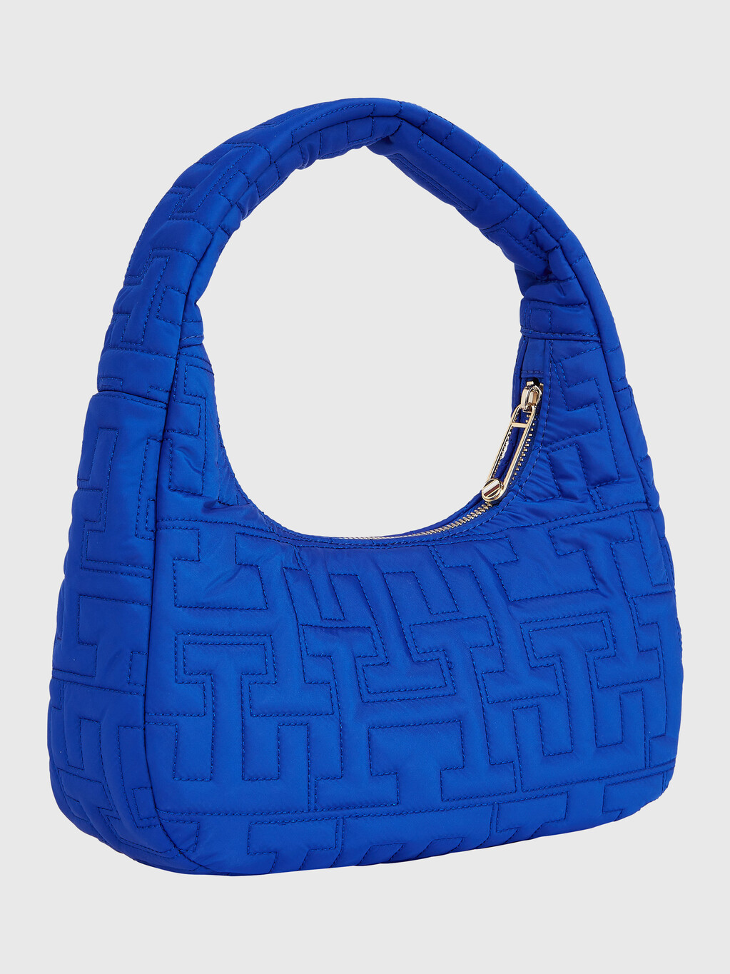 Chic Monogram Recycled Hobo Shoulder Bag, Ultra Blue, hi-res