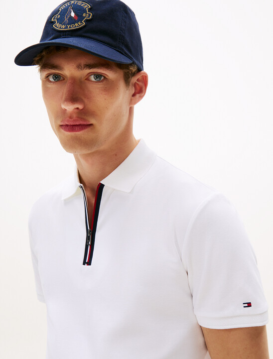 雙面針織拉鍊領 Polo 衫