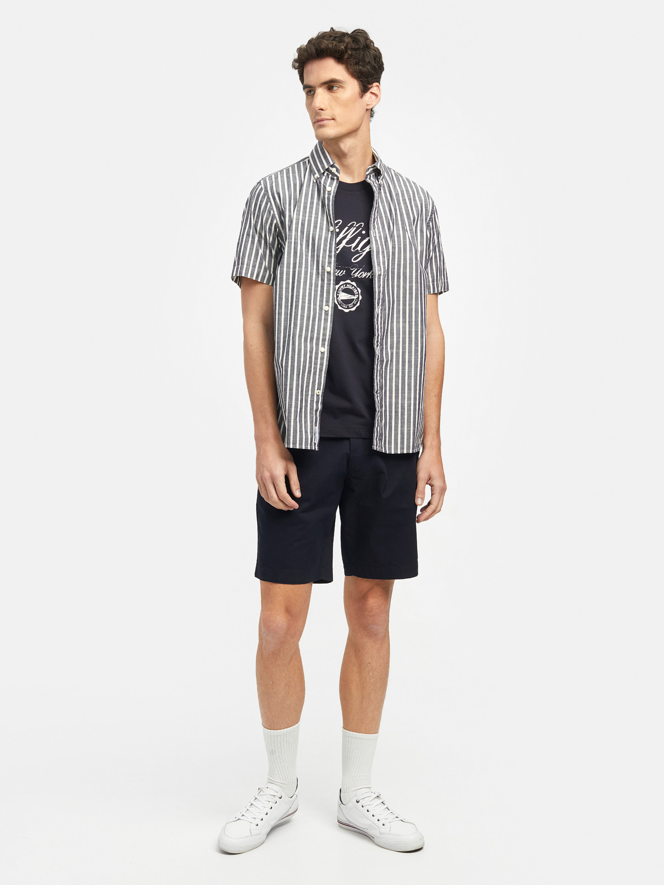 Brooklyn Twill Side Tape Shorts blue Tommy Hilfiger Taiwan