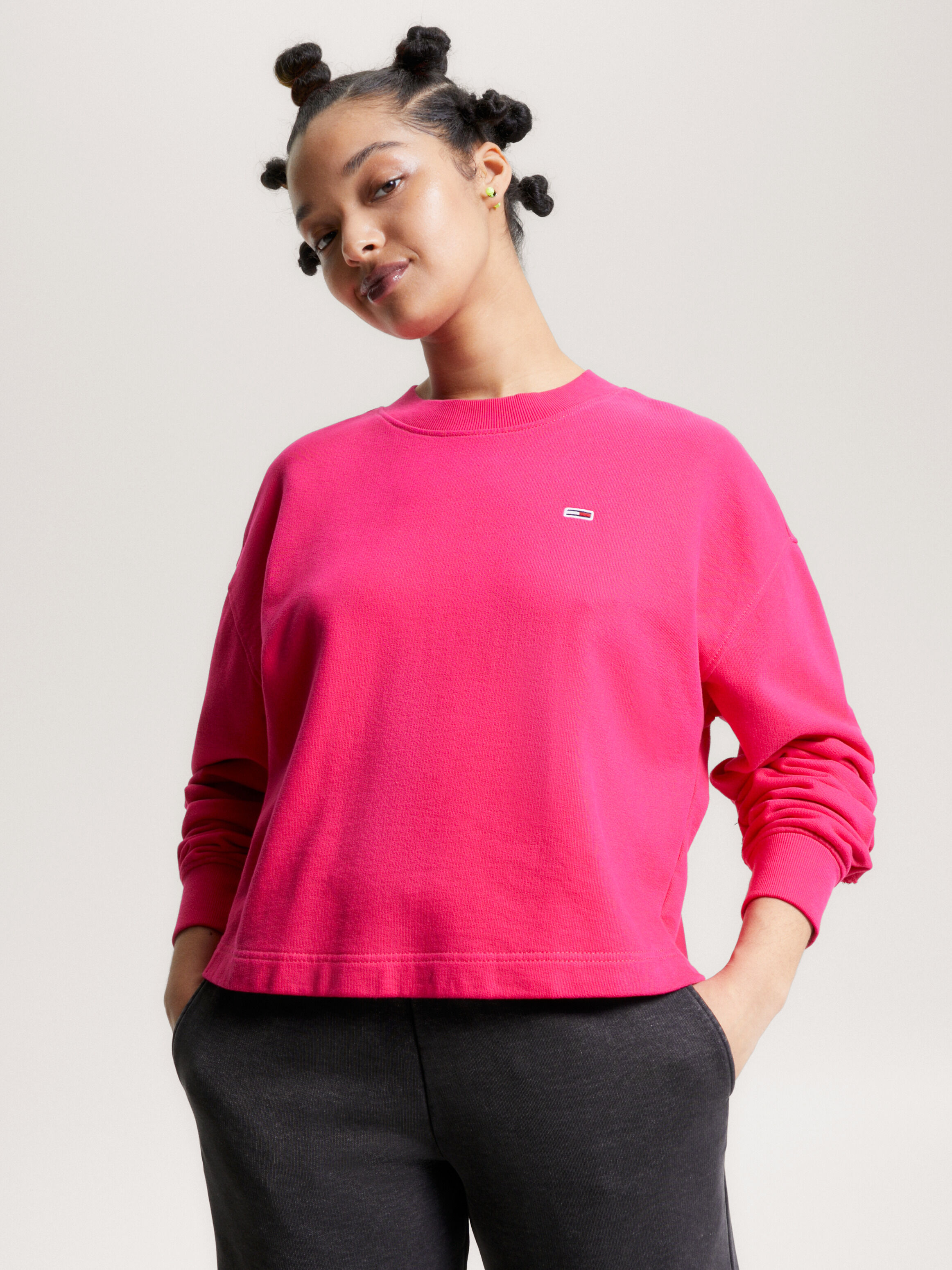 Tommy hilfiger online cropped sweatshirt