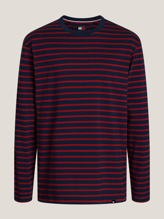 Breton Stripe Organic Cotton Long Sleeve T-Shirt