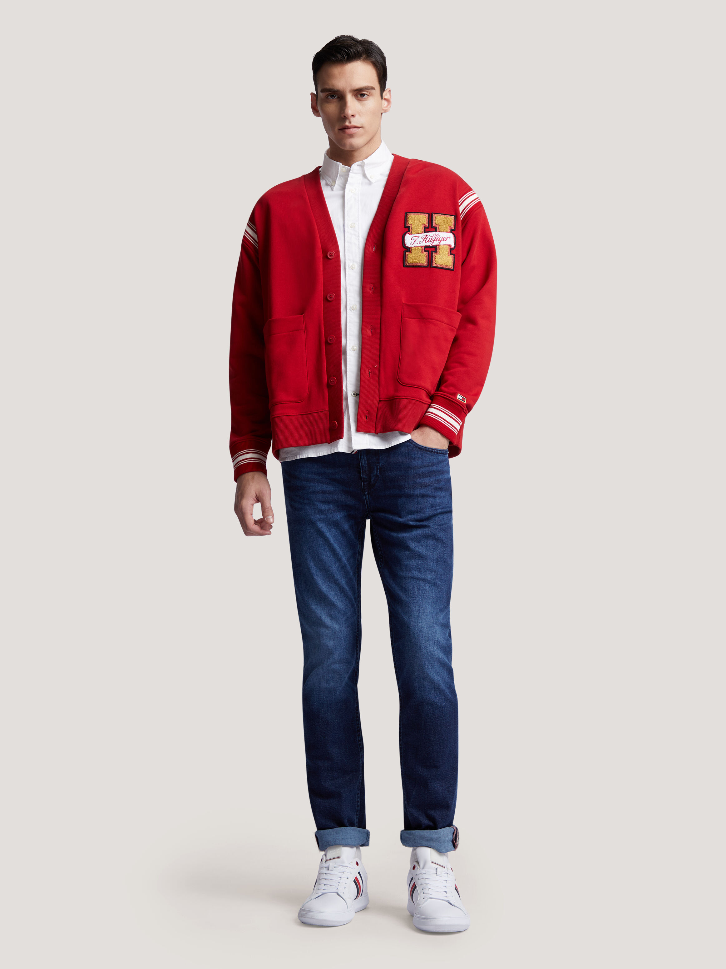 CNY Hilfiger Varsity Cardigan