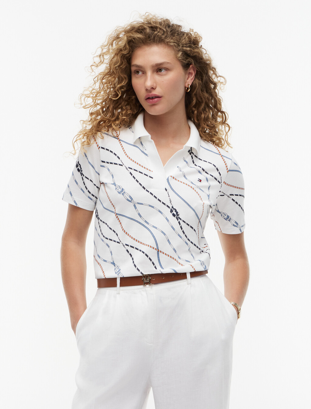 1985 Motion Flag Polo, Placed Multi Color Rope, hi-res